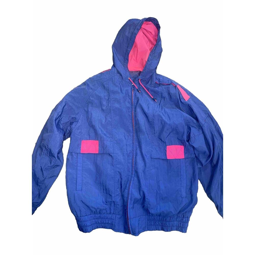 Vintage Be in the Current Seen Jacket Womens Size 16W Purple Pink Lined